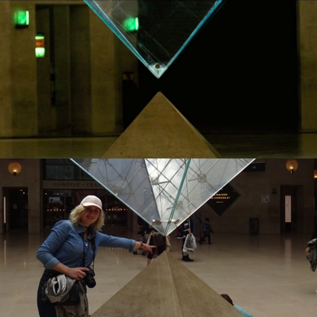 La pyramide inversée au Louvre