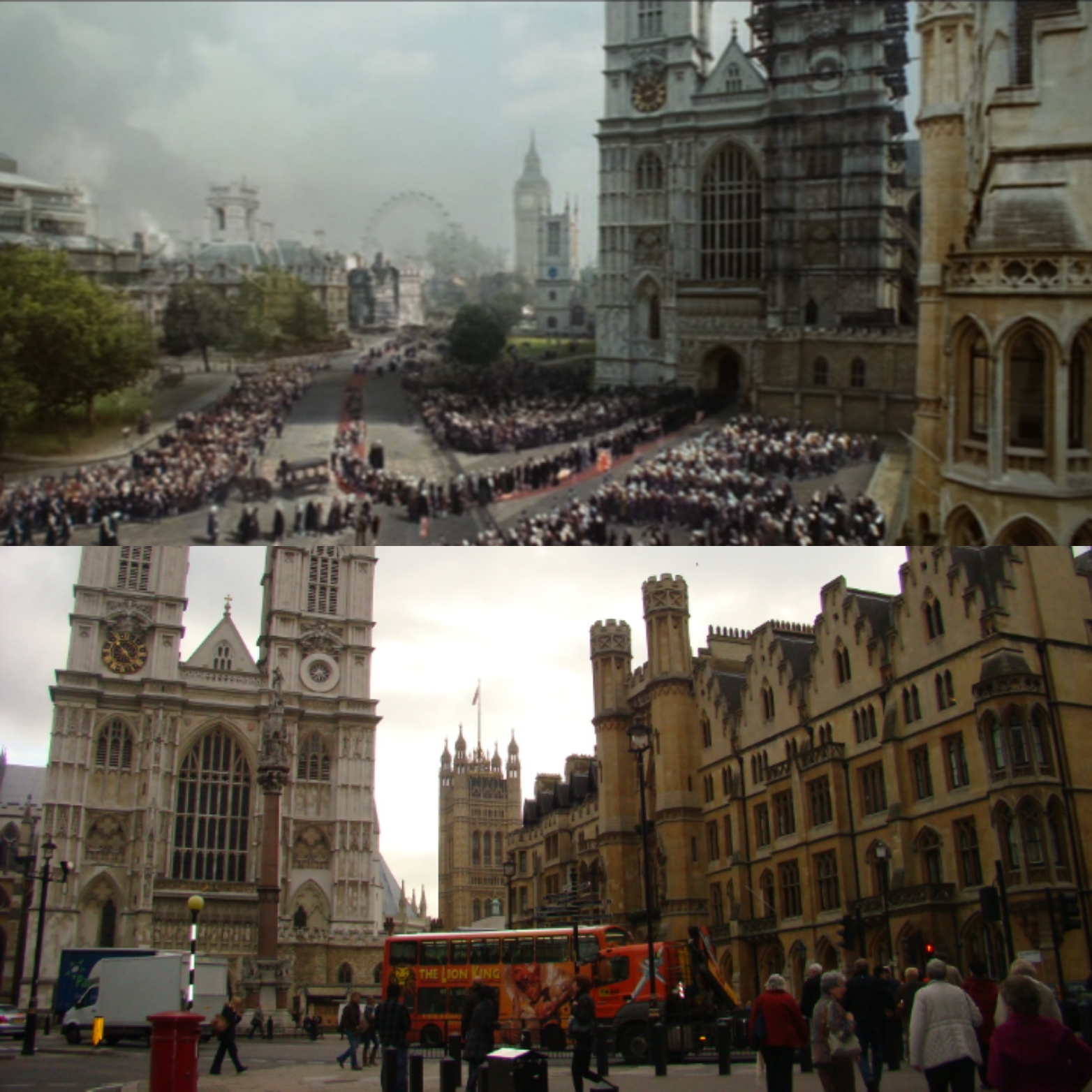 Scène du Da Vinci Code à l'abbaye de Westminter