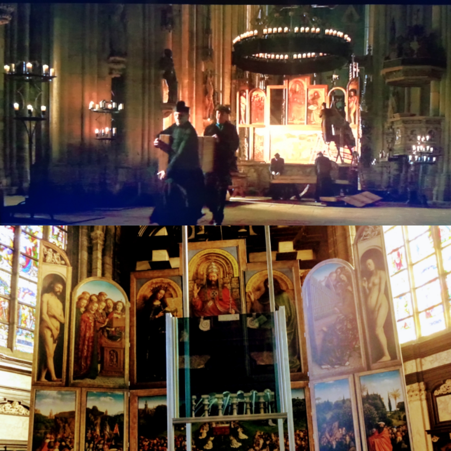 Le retable de Gand dans Monuments Men