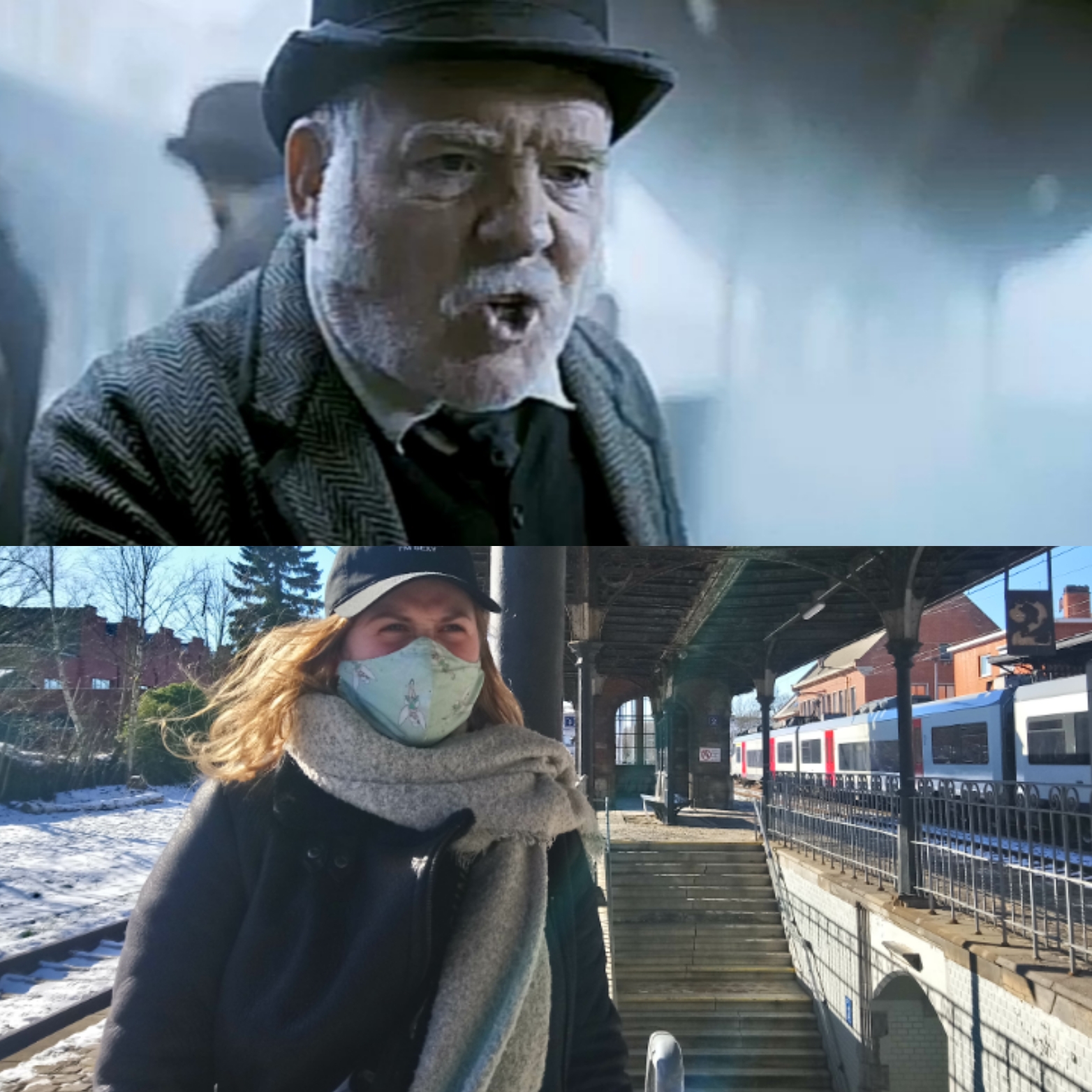 The Happy Prince à la gare de Binche