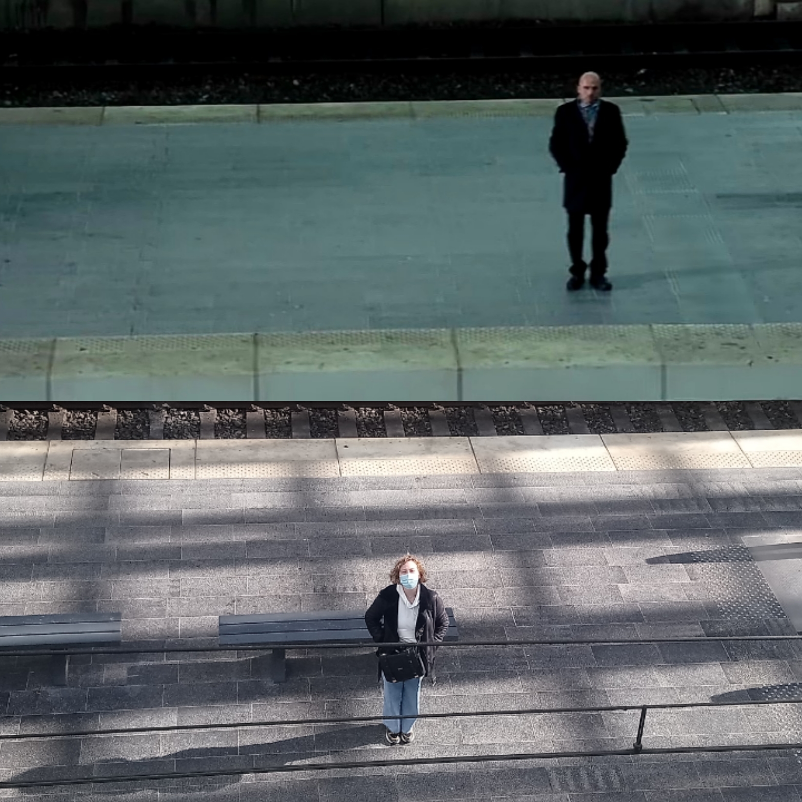 Quai de la gare de Liège