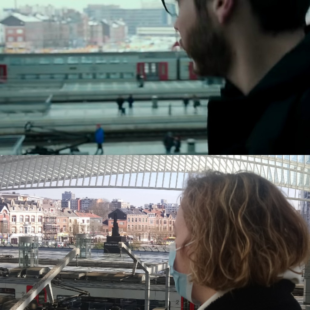 En gare de Liège-Guillemins