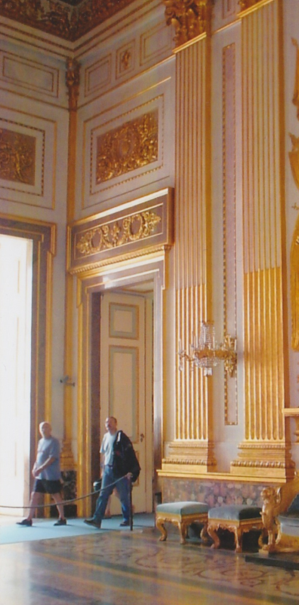 Pièce intérieure du palais de Caserte
