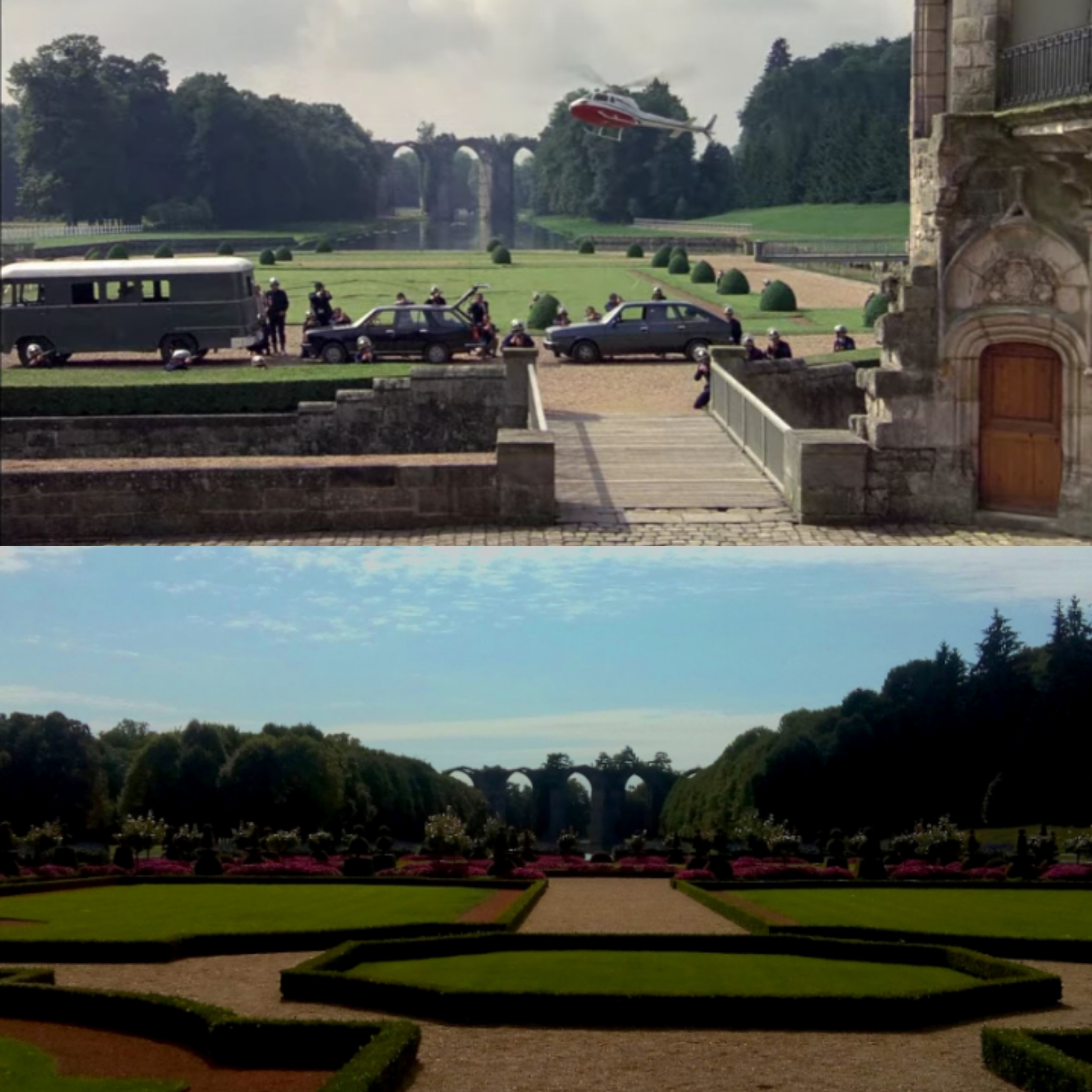 Le parc et l'aqueduc de Louis XIV