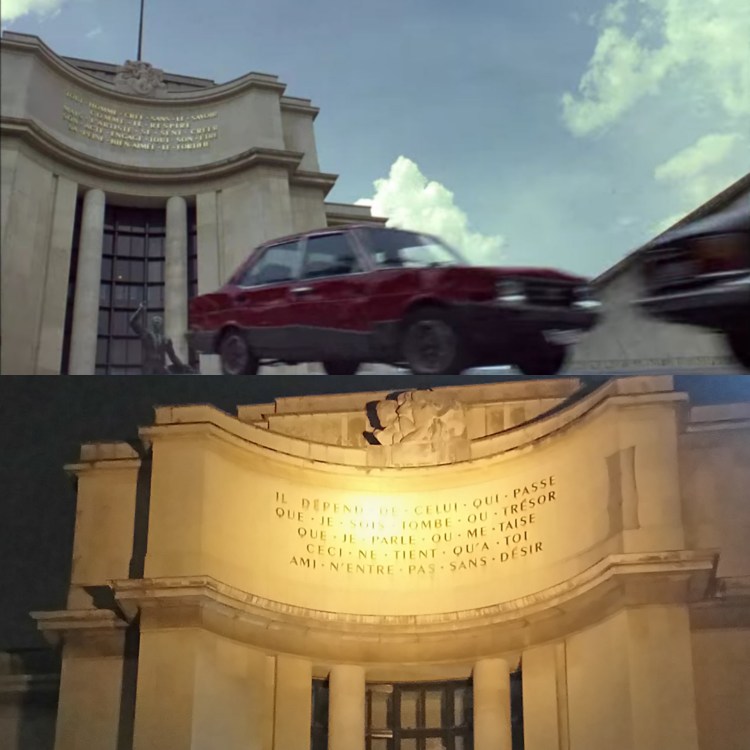 L'esplanade du Trocadéro dans Le professionnel