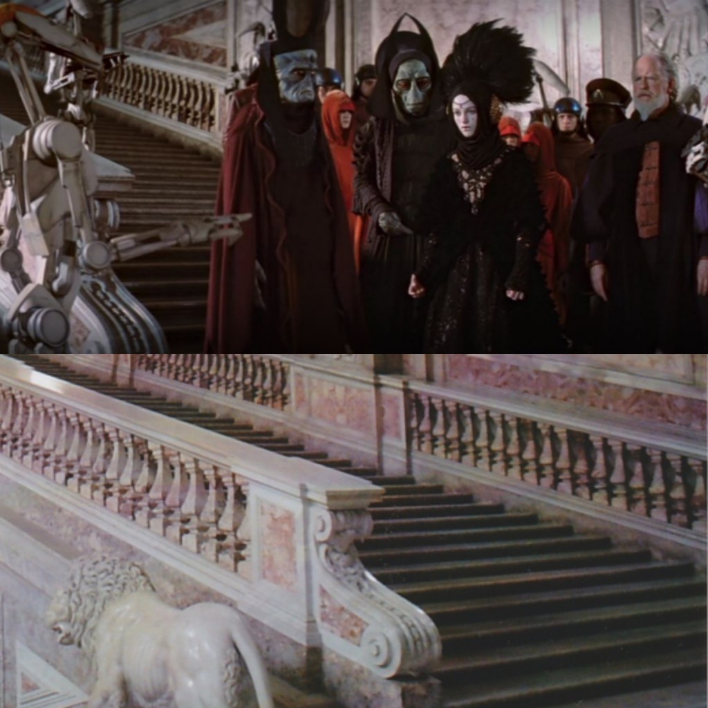 La reine Amidala au palais de Caserta