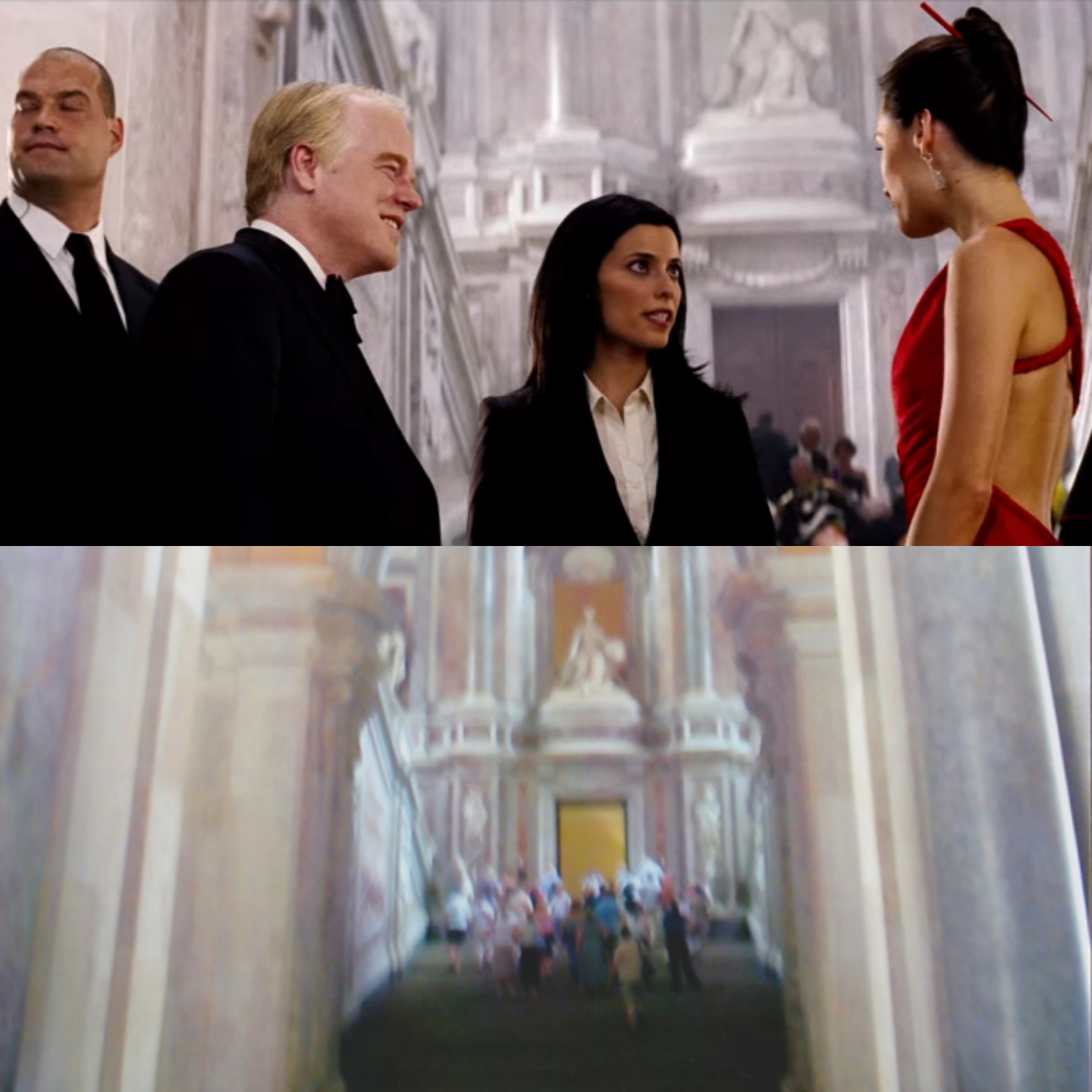 Scène de M:I III au palais de Caserte