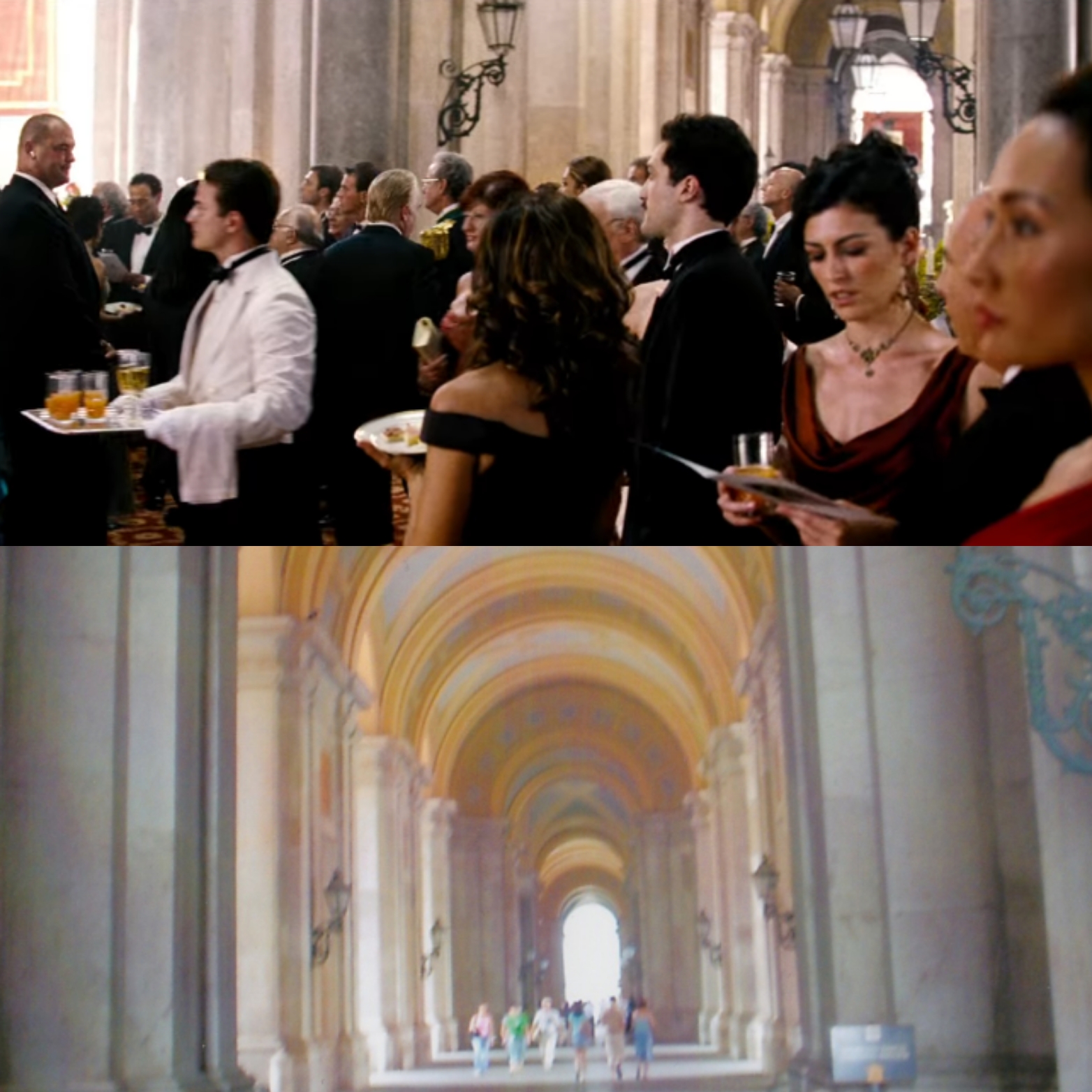 Couloir ouvert du palais de Caserte dans M:I III