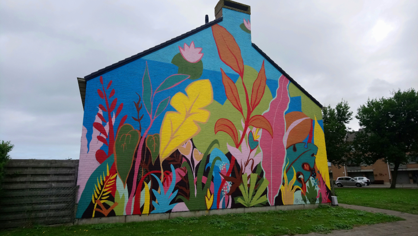 Daneels street art à Ostende