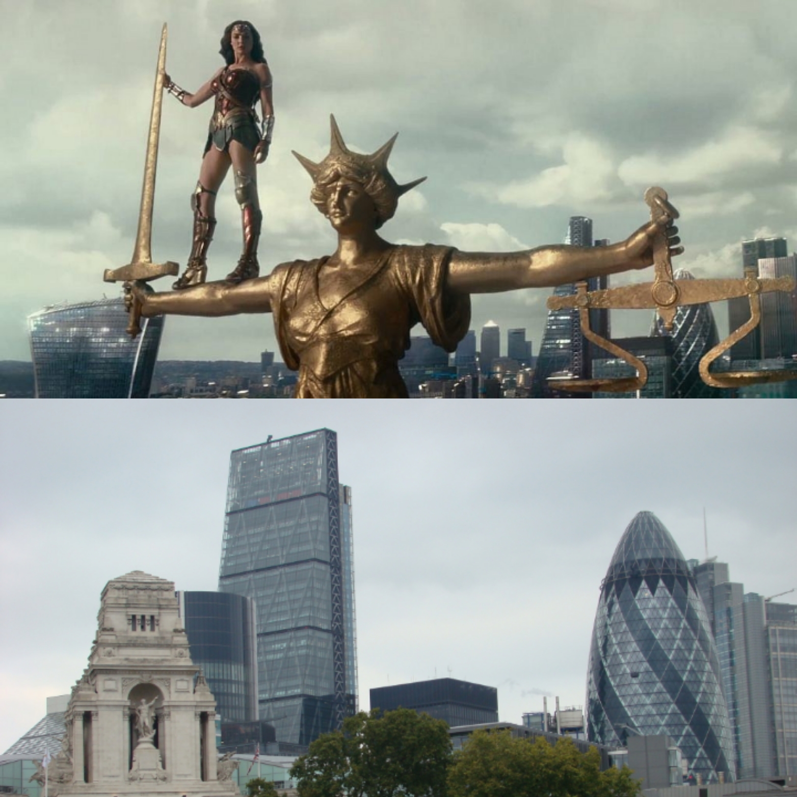 Wonder Woman à Londres pour Justice League