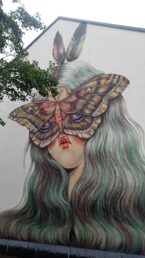 Oeuvre de Miss Van à Ostende