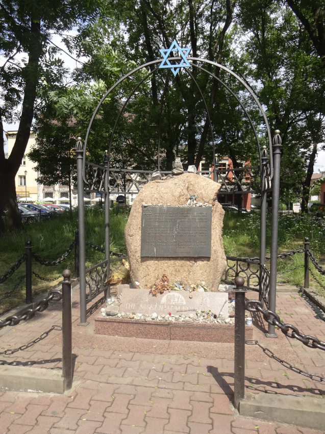 Memorial dans le ghetto juif de Cracovie