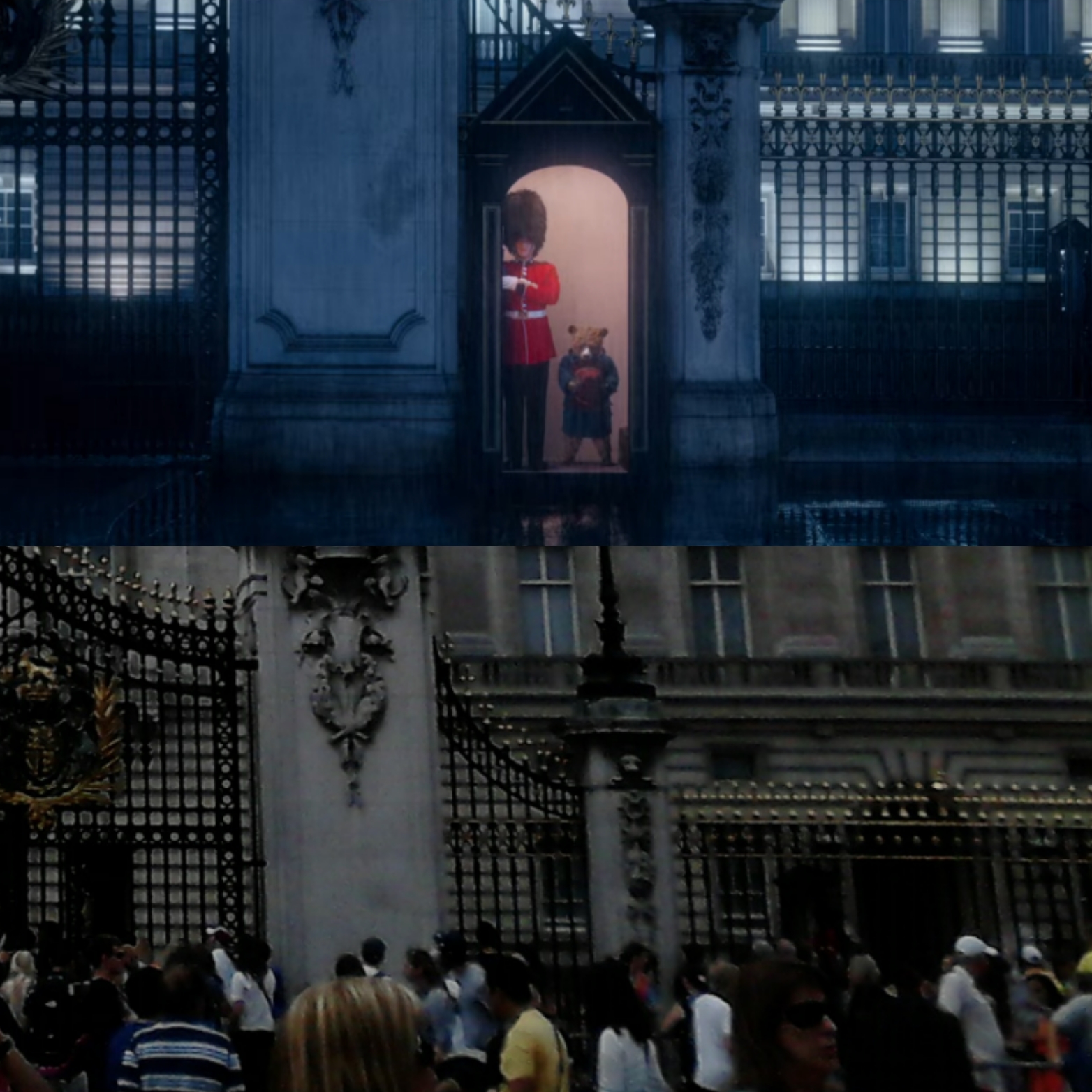 Paddington et la garde royale à Londres