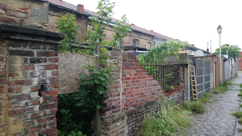Rue de Wasmes à Hornu