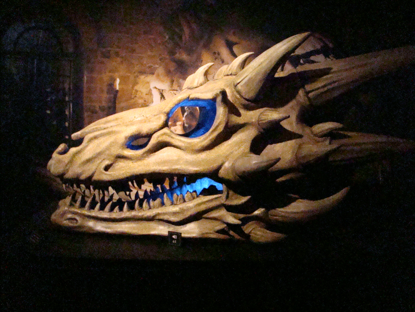 Tête de dragon de Game of Thrones