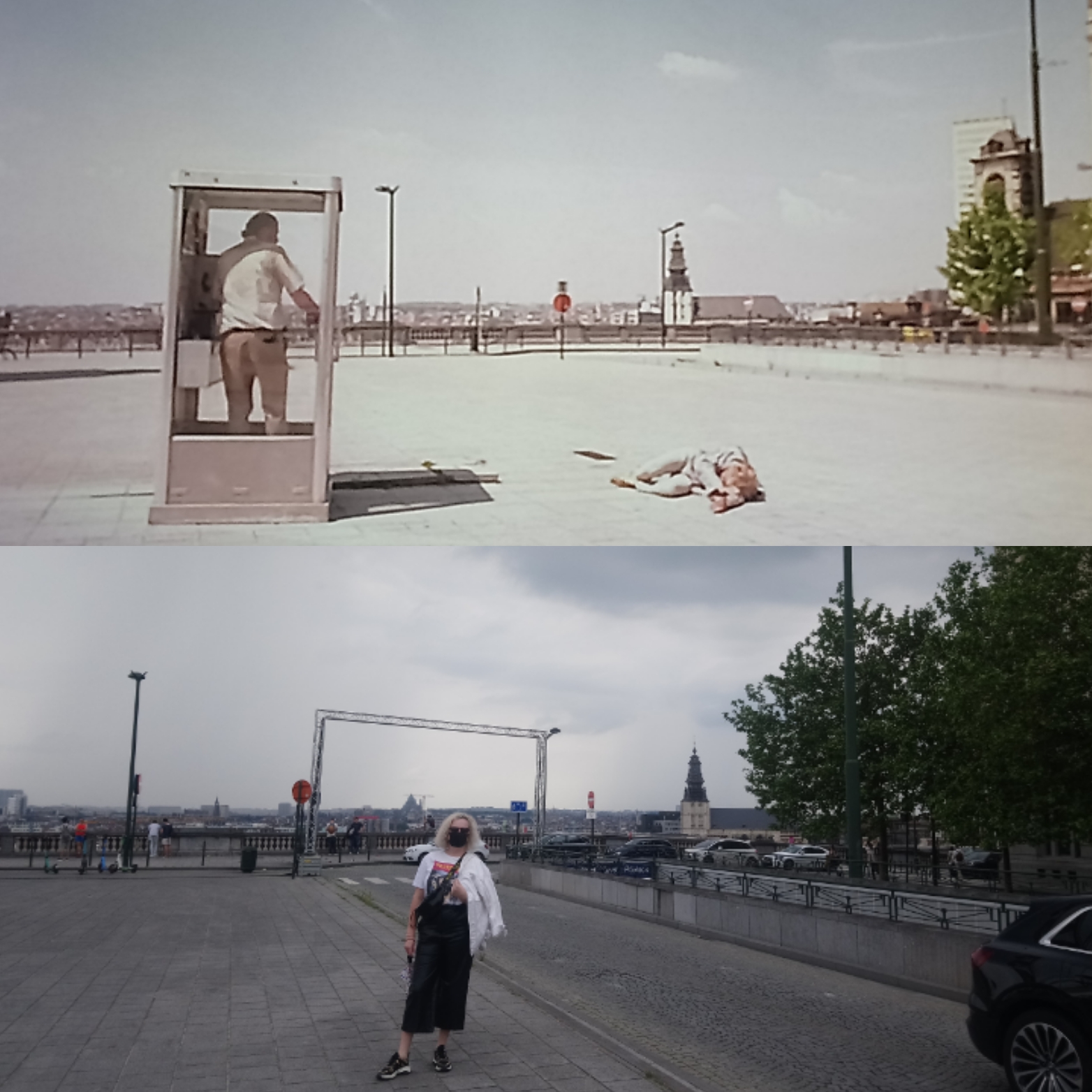 La Place Poelaert dans Dikkenek