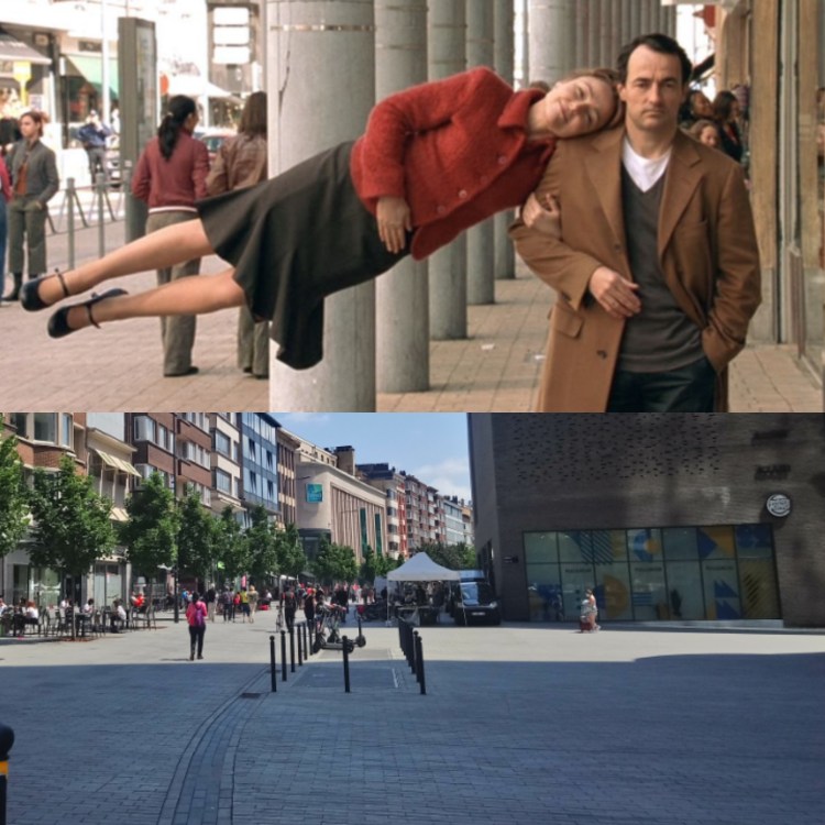 Odette Toulemonde sur le Boulevard Tirou