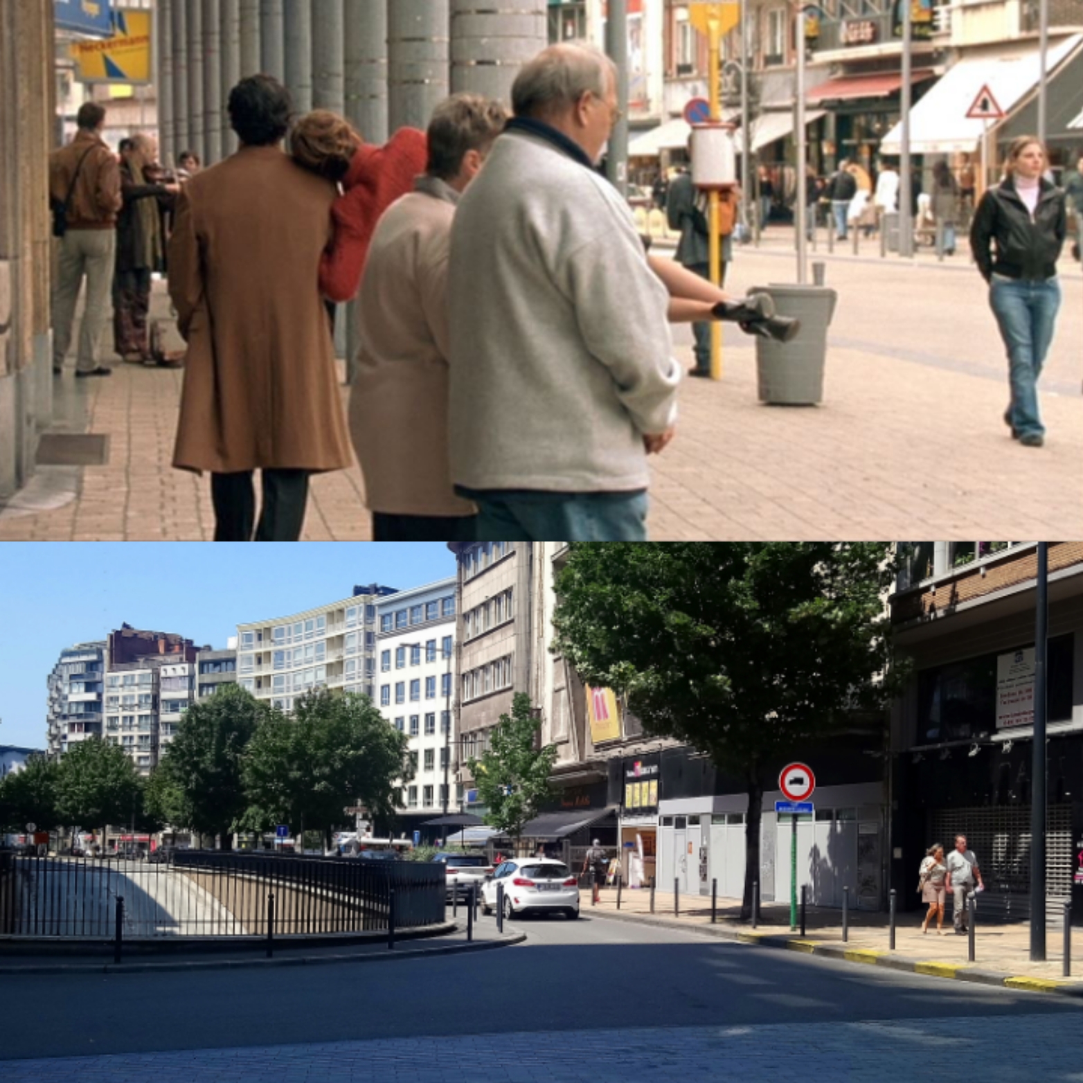 Boulevard Tirou avant / après