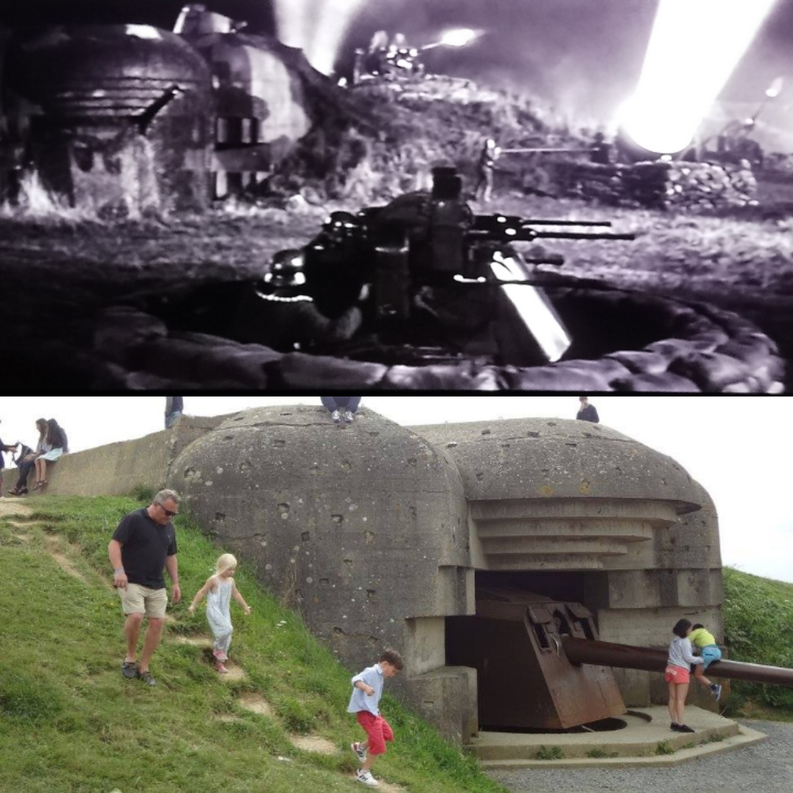 Défense allemande de la côte à Longues-sur-Mer