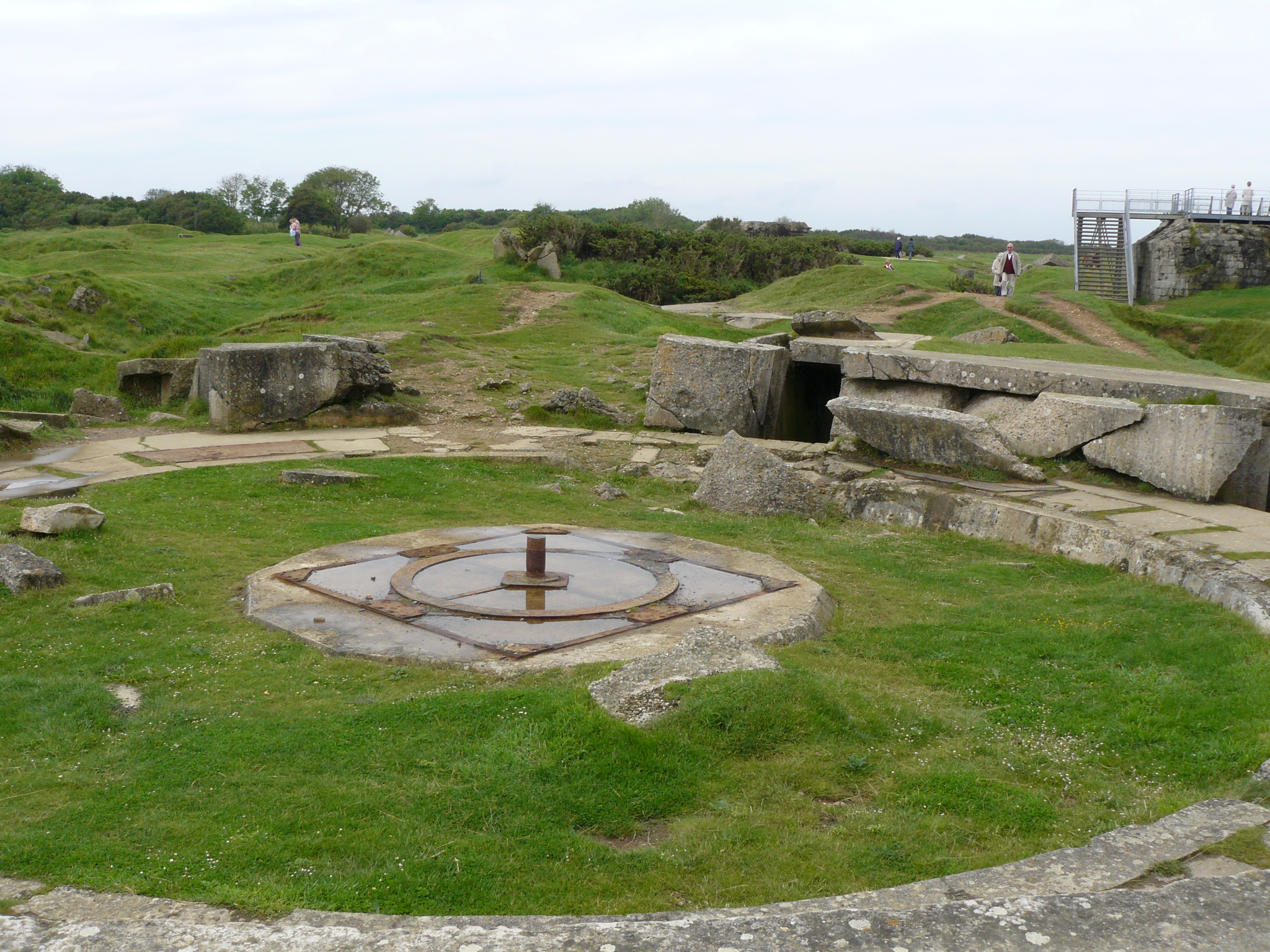Vestiges allemands de la Pointe du Hoc