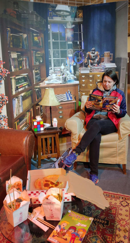 Décor vrai-faux de Big Bang Theory