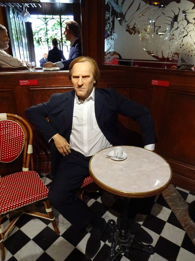 Gérard Depardieu au Musée Grévin