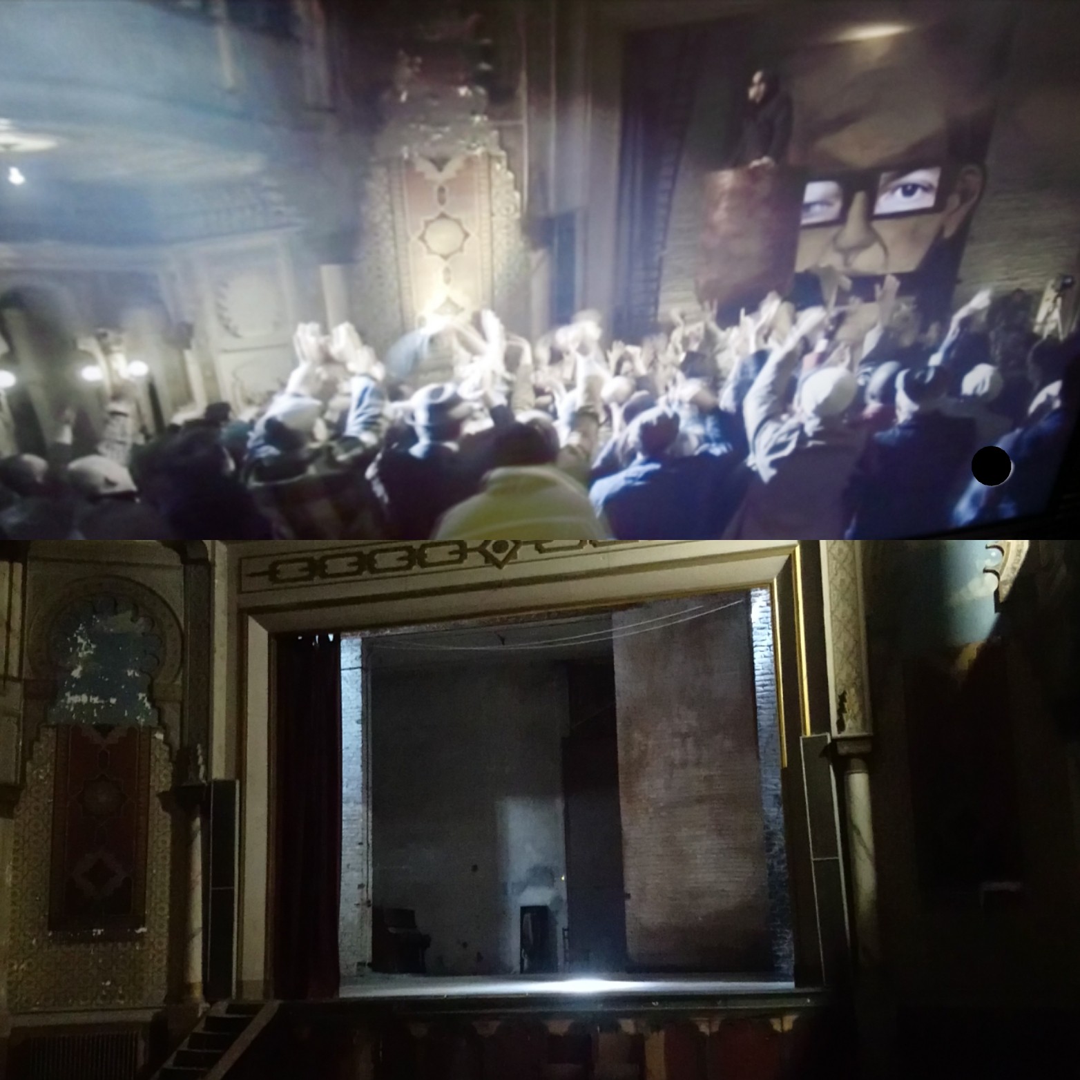 La scène du théâtre de l'Aegidium en 2021