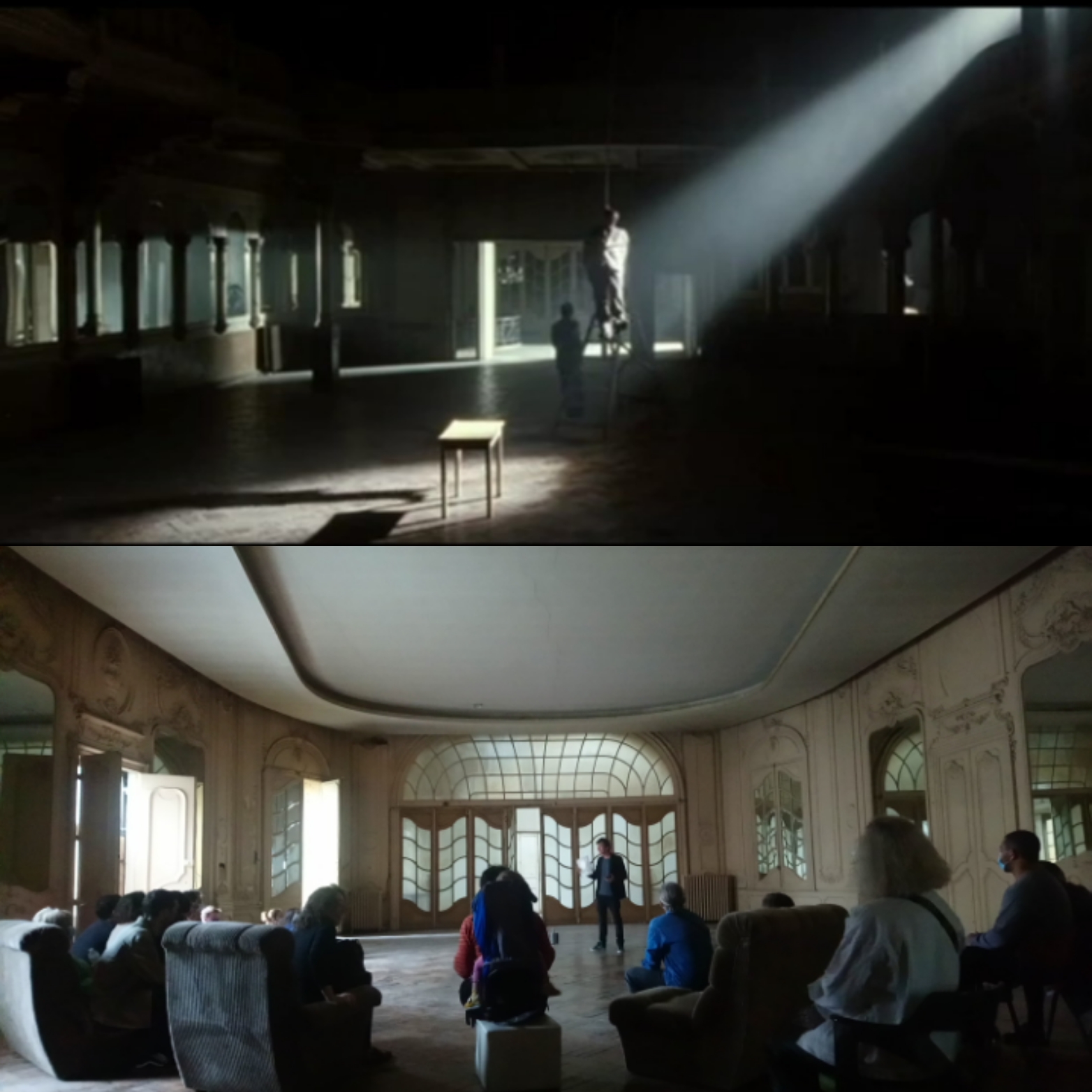 La French a tourné une scène à l'Aegidium