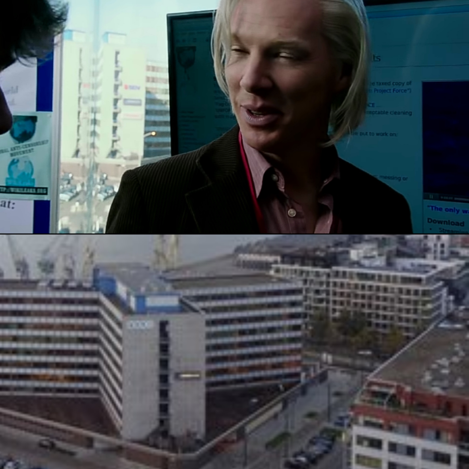 Benedict Cumberbatch alias Julian Assange