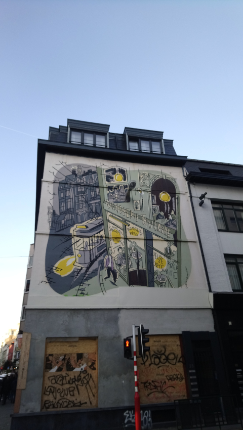 Fresque BD Dupuy et Berberian