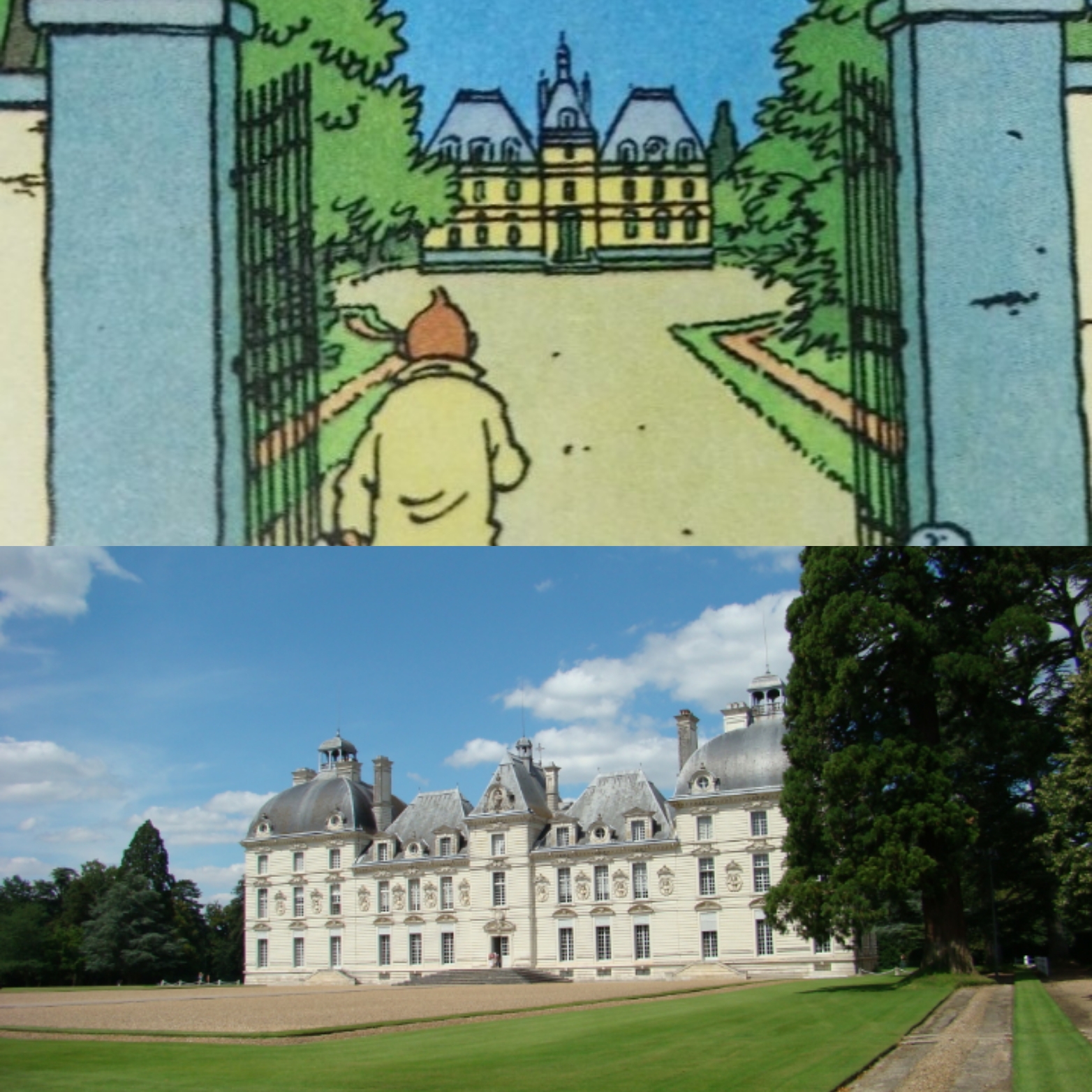 Tintin et le vrai Moulinsart