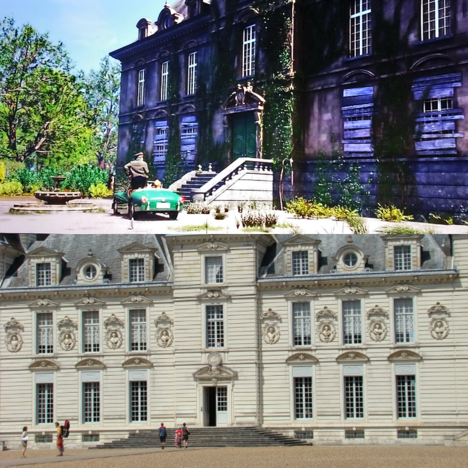 Cheverny aka Moulinsart chez Spielberg