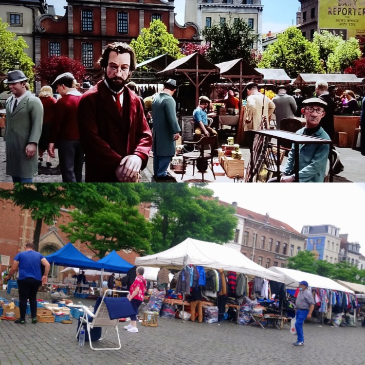 Les puces de Bruxelles chez Spielberg