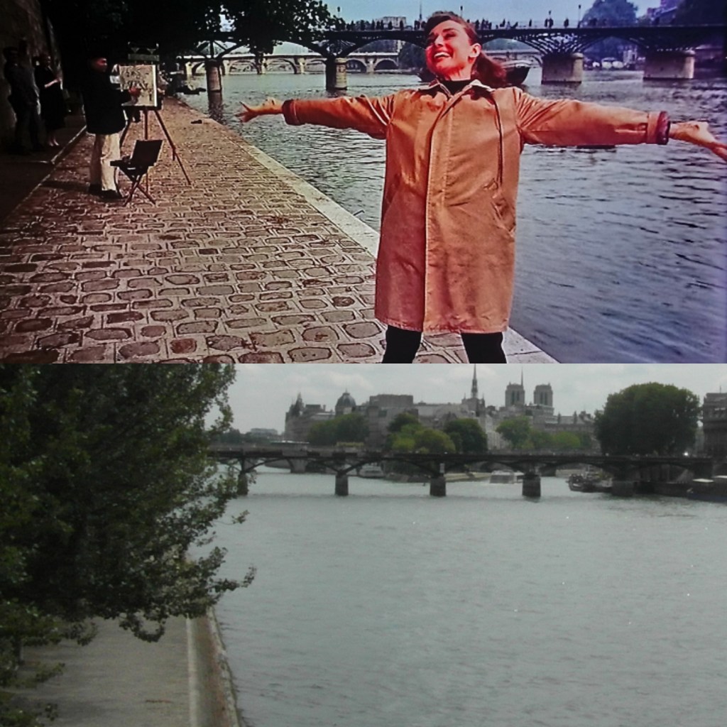 Audrey Hepburn sur les quais de Seine