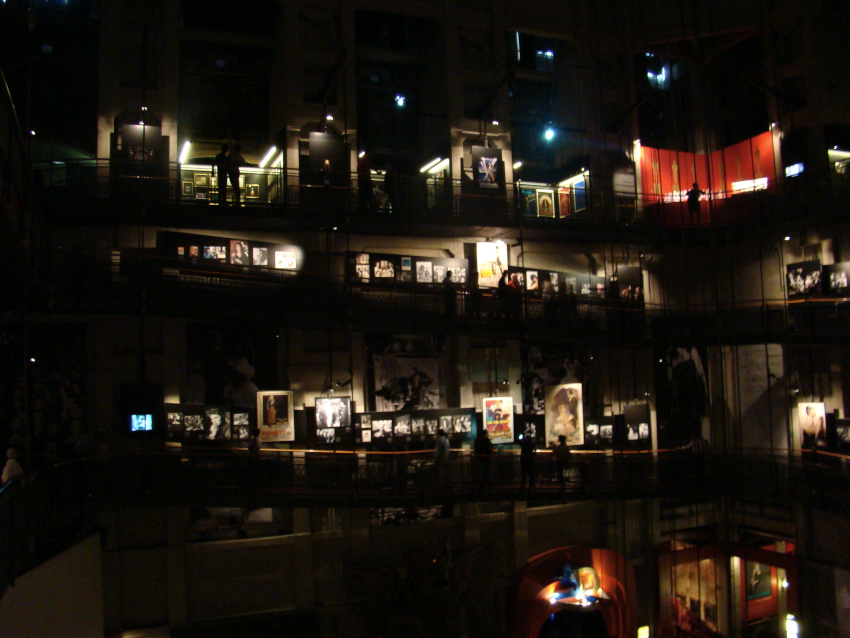 Etages du musée du cinéma de Turin