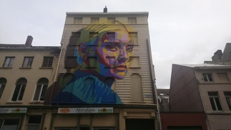 Fresque de Dourone à Ostende