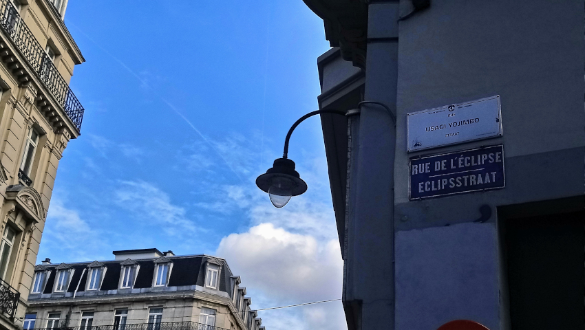 Nom de rue BD à Bruxelles