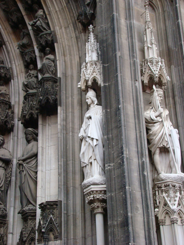 Statues de la cathédrale de Cologne