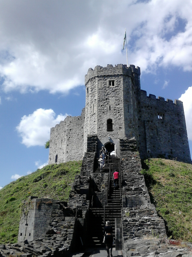 Le donjon du château de Cardiff