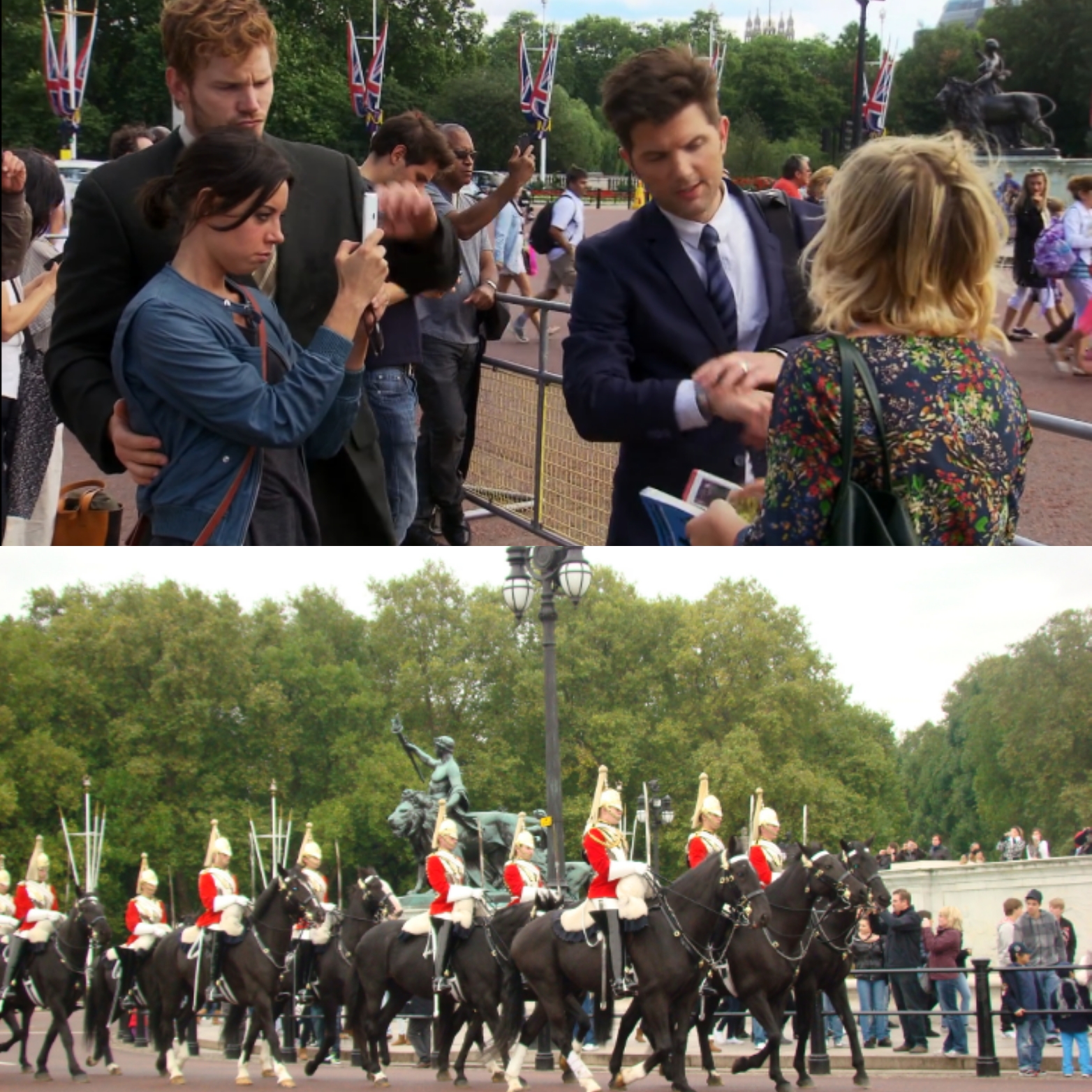 La troupe de Parks & Rec à Londres