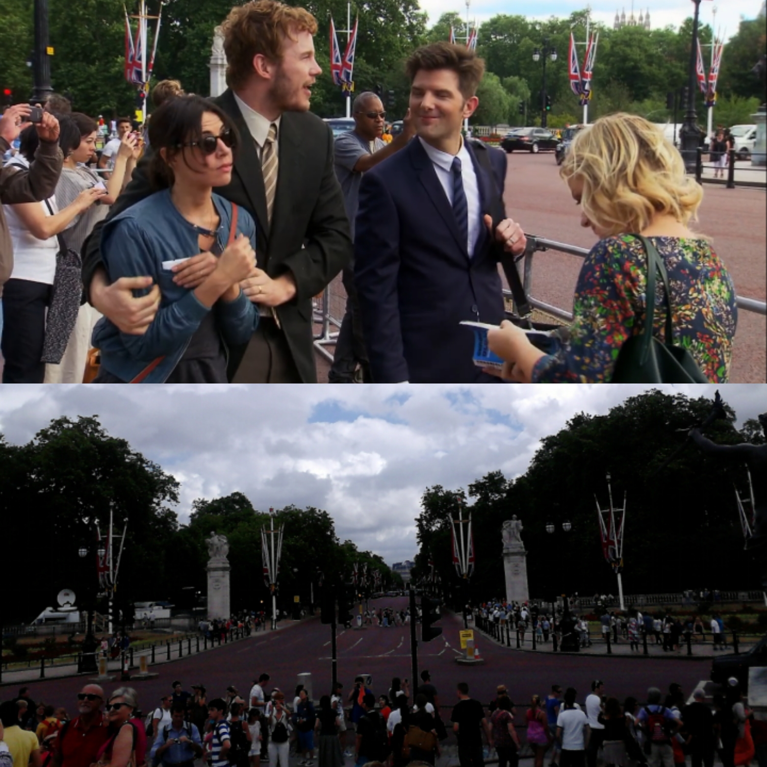 Les acteurs de Parks and Recreation à Londres