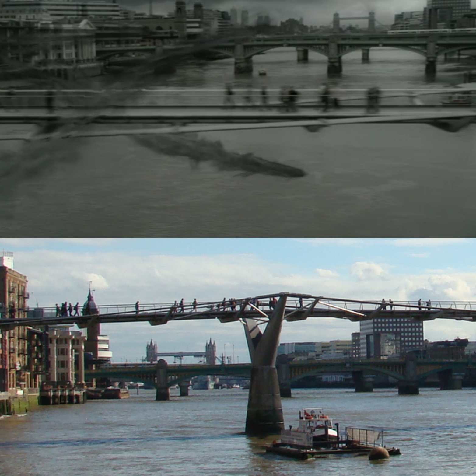 Le Millennium Bridge en danger dans Harry Potter