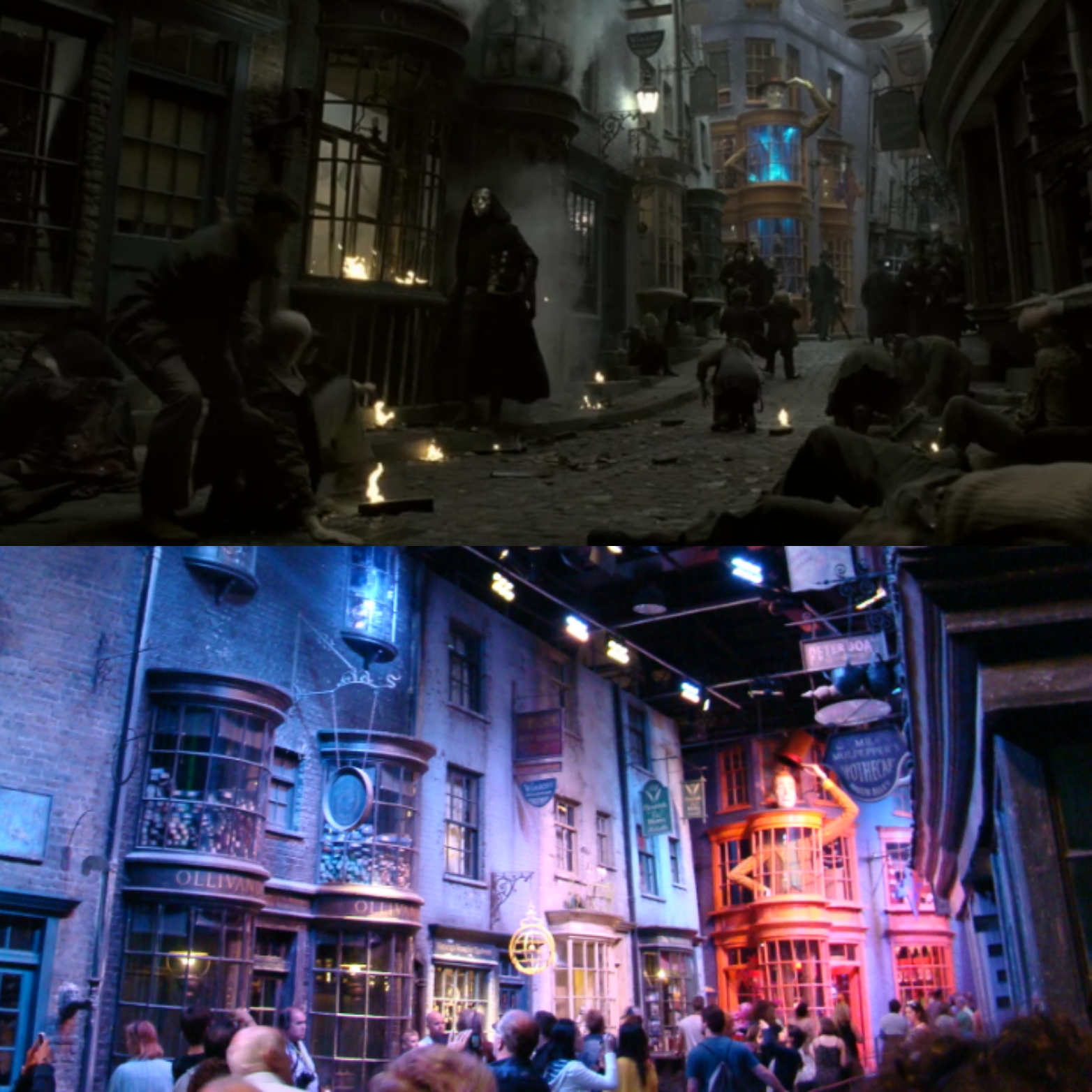 Le Chemin de Traverse dans Le Prince de Sang-Mêlé