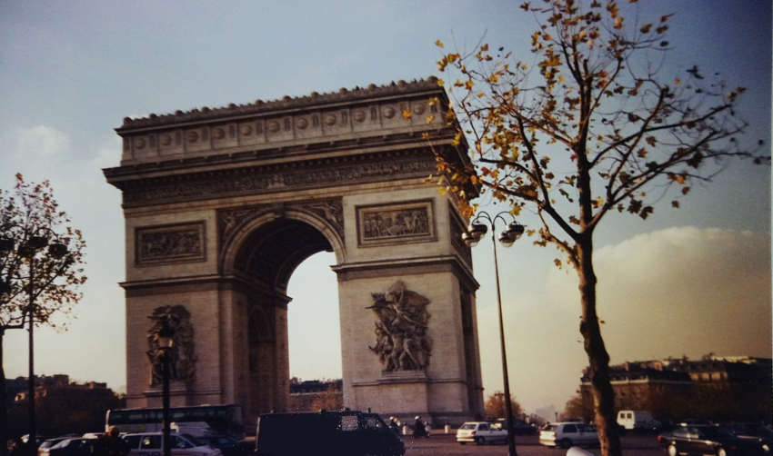 L'arc de triomphe avant restauration