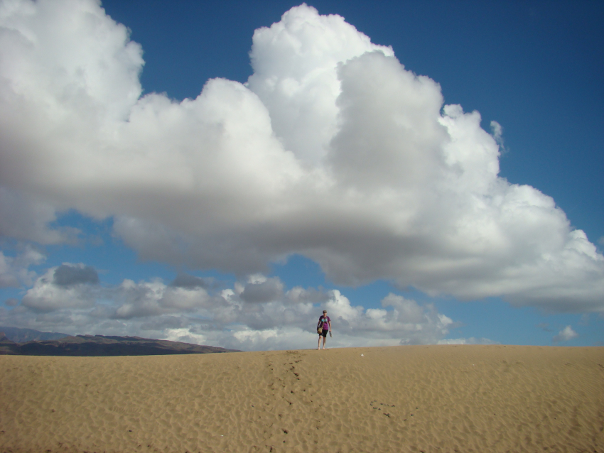 Du haut de la dune de Maspalomas