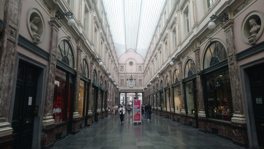 Galeries royales Saint-Hubert à Bruxelles