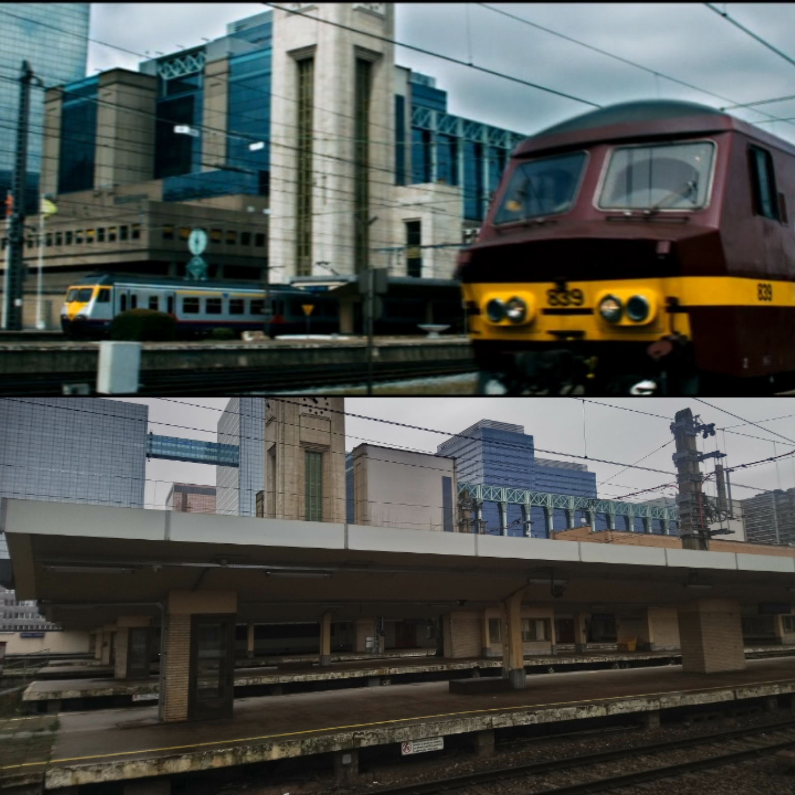 The Expatriate à la gare du nord de Bruxelles