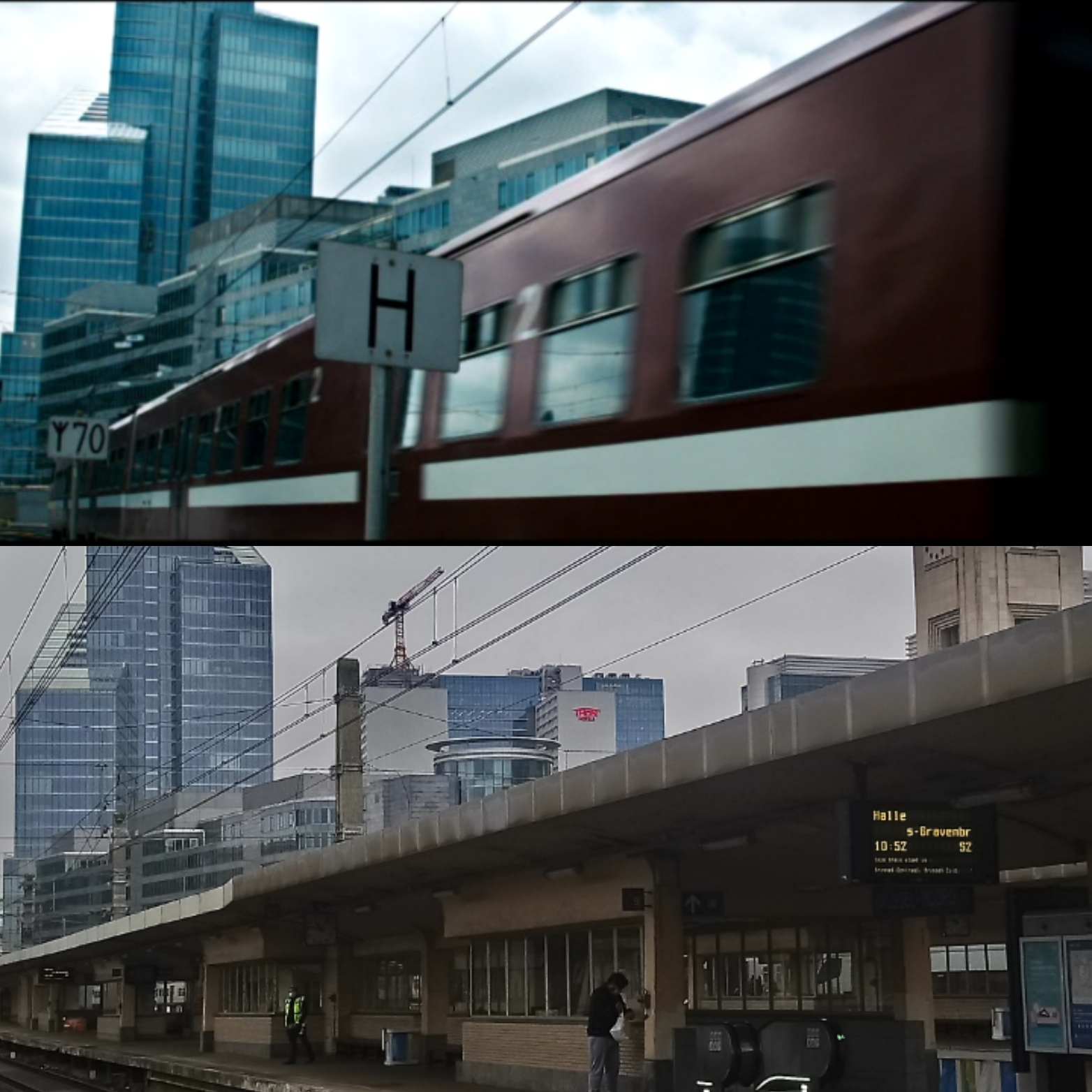 The Expatriate, gare du nord de Bruxelles