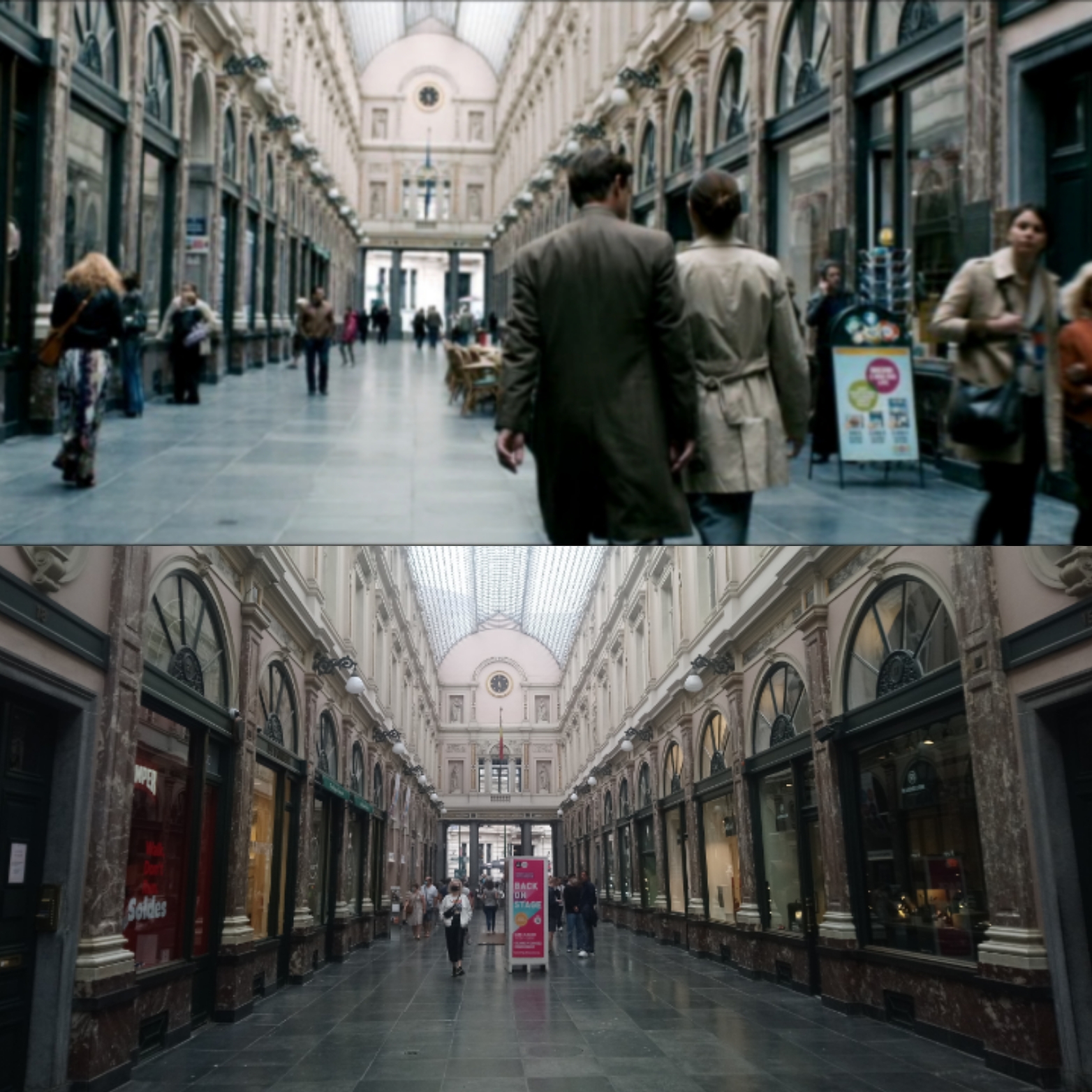 Galeries royales de Bruxelles dans The Expatriate