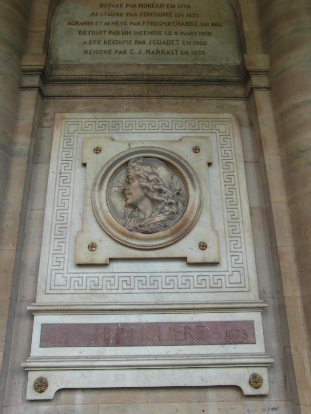 Médaillon Molière à la Comédie-française
